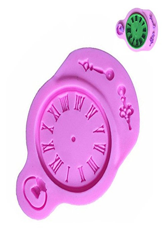 Futaba Retro Clock Shape Silicone Mold - Image 2
